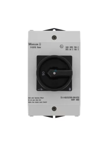 Eaton 207199 t3-1-102/i2/svb-sw 2p Nockenschalter im Koffer